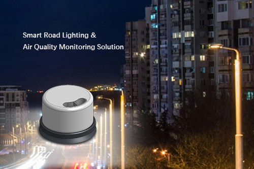 Illuminazione stradale intelligente e soluzione di monitoraggio della qualità dell'aria