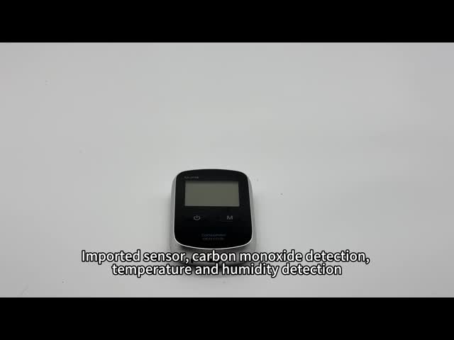 Detettore di CO intelligente Wi-Fi abilitato - APP Controllo allarme monossido di carbonio con sensore RH Temp