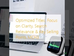 Titolo ottimizzato: Focus on Clarity, Search Relevance & Key Selling Points MCH3