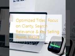 Titolo ottimizzato: Focus on Clarity, Search Relevance & Key Selling Points MCH3