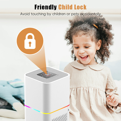 Un buon prezzo. Purificatore d'aria economico per camere da letto HEPA per allergie e animali domestici capelli 100V in linea