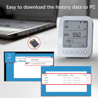 Un buon prezzo. Detettore di qualità dell'aria C02 temperatura, rilevamento dell'umidità adatto alle automobili in linea