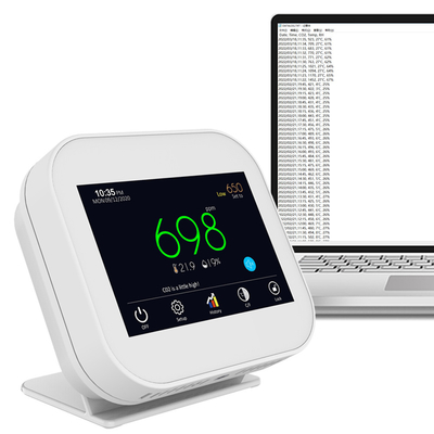 Un buon prezzo. Sensore di CO2 indoor USB NDIR Detettore di qualità dell'aria Monitor a tocco capacitivo in linea