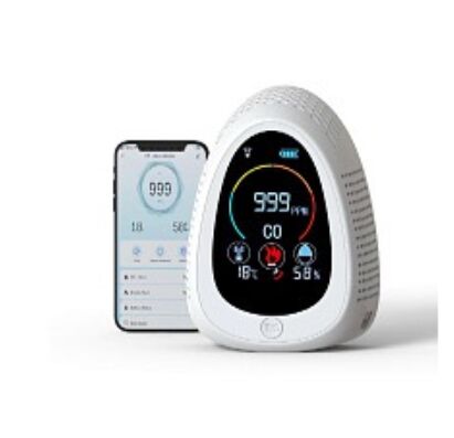 Un buon prezzo. GZAIR PT03 Smart WiFi Carbon Monoxide Detector - 4-in-1 CO/Smoke/Temperature/Humidity Monitor with Tuya APP, UL217/UL2034 Certified for Home/Industrial Use in linea