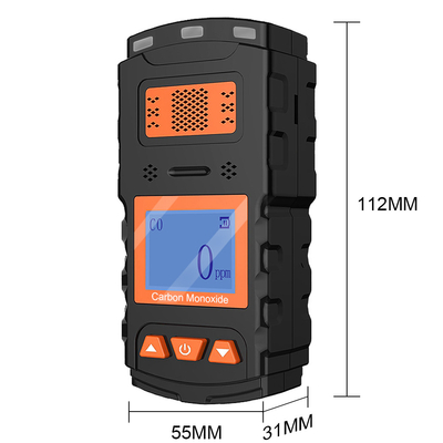 Detettore di monossido di carbonio portatile con batteria ricaricabile
