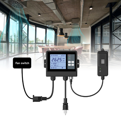 Good price Controllo ambientale in serra per l'agricoltura Controllo delle piante Ventilatore C02 impermeabile in linea