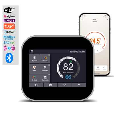Termostato WiFi intelligente Tuya certificato CE/FCC, controller programmabile wireless per sistemi di riscaldamento a pavimento HVAC, uso domestico e commerciale