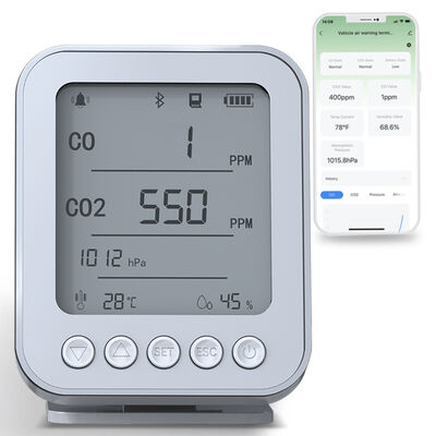 Un buon prezzo. Analizzatore di gas CO2 NDIR portatile professionale - Monitor per la qualità dell'aria Bluetooth Smart con monitoraggio dei dati in tempo reale in linea