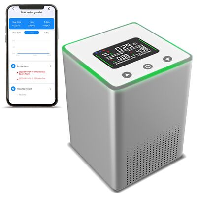 Un buon prezzo. Detettore di radon intelligente professionale - Monitor del gas radon in tempo reale con controllo WiFi e app per la sicurezza domestica in linea