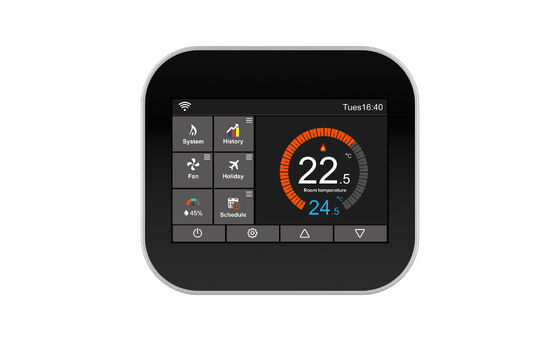 Termostato intelligente per la casa con WiFi sicuro, blocco bambini e protezione antigelo | Controllo preciso con sensore NTC