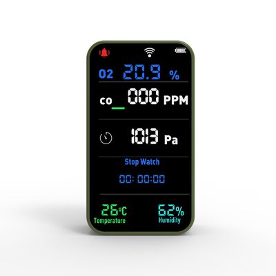 Un buon prezzo. GZAIR PT09 WIFI Mini Portable Multi-Parameter Air Quality Monitor con display LCD IP55 per uso domestico e ufficio in linea