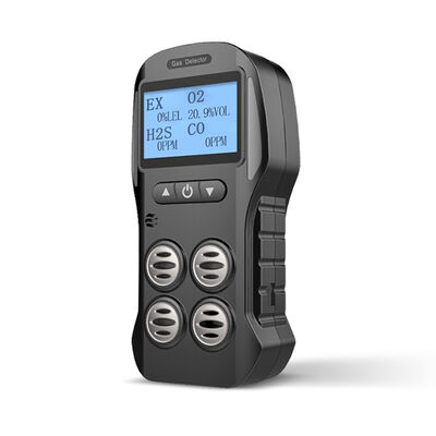 Rilevatore di gas portatile ad alta precisione X-4 4-in-1 EX O2 CO H2S Multi-lingua Data Logging Batteria 2000mAh Vendita all'ingrosso