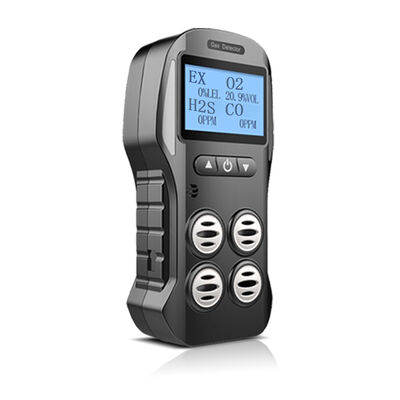 Un buon prezzo. Detettore portatile a 4 gas, monitor multi-gas con LCD per il rilevamento dei gas combustibili in linea