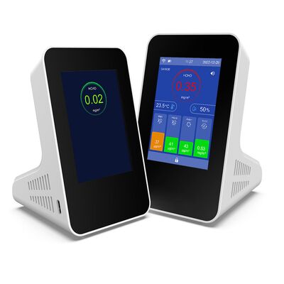 Un buon prezzo. Smart WiFi Air Quality Sensor SA1800 - App Remote CO2 Meter con tracciamento del polline e PM2.5, 3.5 ′′ touchscreen Indoor Air Monitor per camera da letto in linea