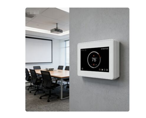 Un buon prezzo. Termostato Intelligente Tipo US Commerciale/Residenziale Termostato Programmabile - Termostato WiFi Controllato da App con Modalità Timer e Display Umidità in linea